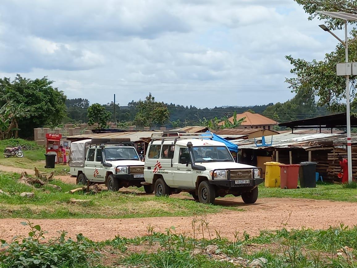 Nuestros equipos en el hospital de Mubende, Uganda.MSF.