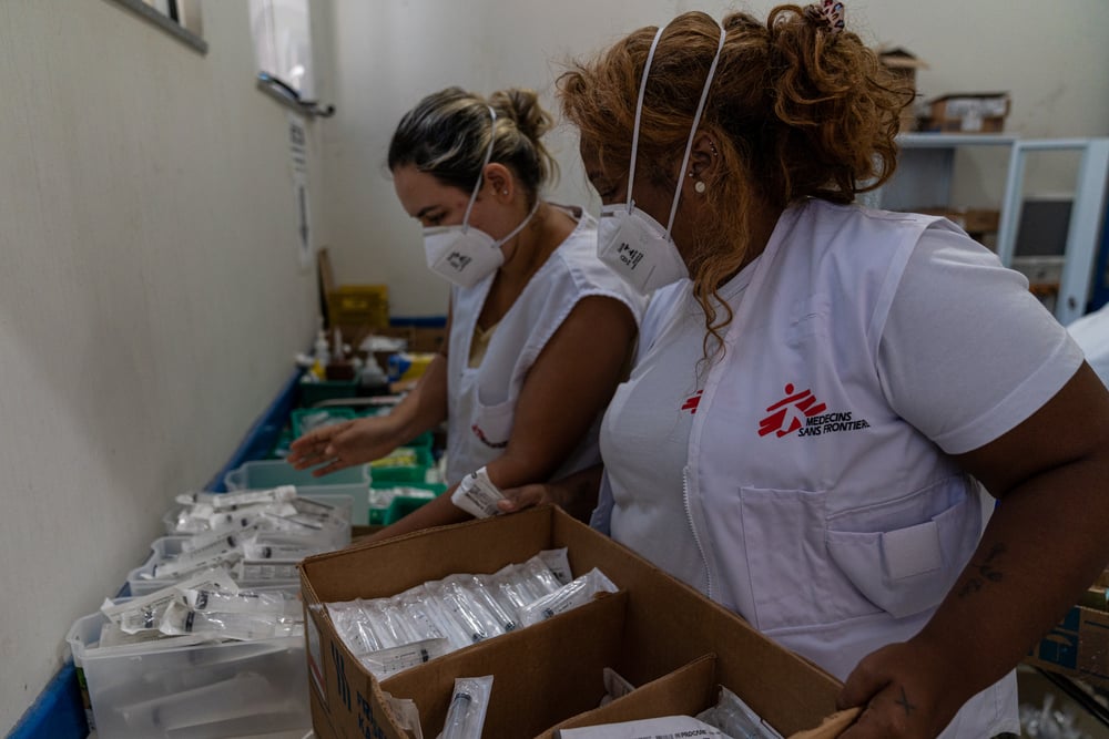 En Xique Xique, así como en otras zonas rurales del estado de Bahía, nuestros equipos están llevando adelante una estrategia descentralizada con pruebas rápidas de antígenos para COVID-19. Brasil, junio de 2021