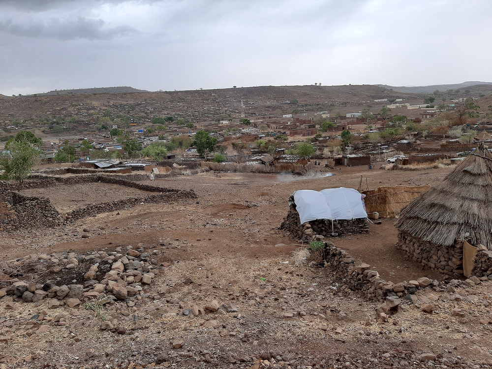 Vista sobre la ciudad de Rokero, Jebel Marra, Darfur.MSF