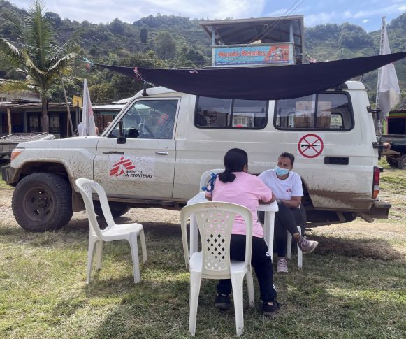 En la vereda La Planada, atendimos a personas con enfermedades crónicas desatendidas y a niños y niñas afectados por el conflicto armado. Carlos Estrella.