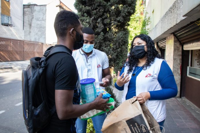 Un equipo de nuestra organización en la Comisión de Ayuda al Refugiado (COMAR), Ciudad de México.MSF.