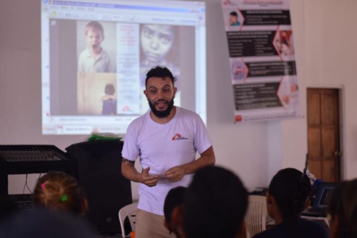 Humberto Restrepo Amón, referente de salud mental de MSF en el proyecto Catatumbo.