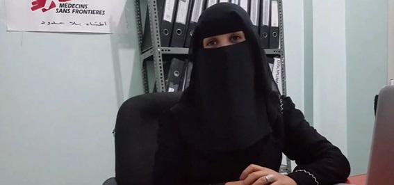 Khadija Al-Haj, asistente de recursos humanos de MSF en Abs, Yemen