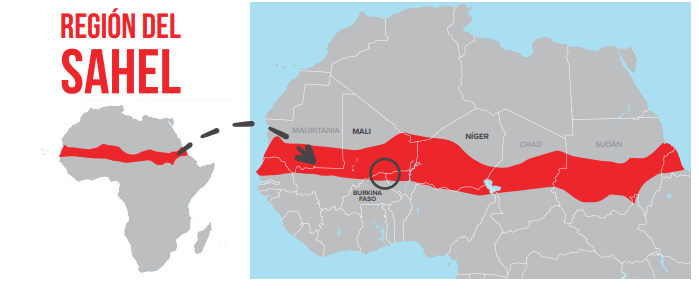 Mapa El Sahel 