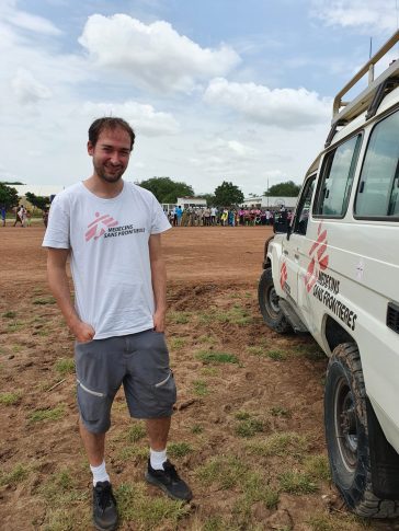 Michael Malley, pediatra en nuestro hospital en Agok.MSF.