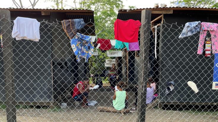 Migrantes que cruzaron el Darién. Migrantes que cruzaron el Darién.