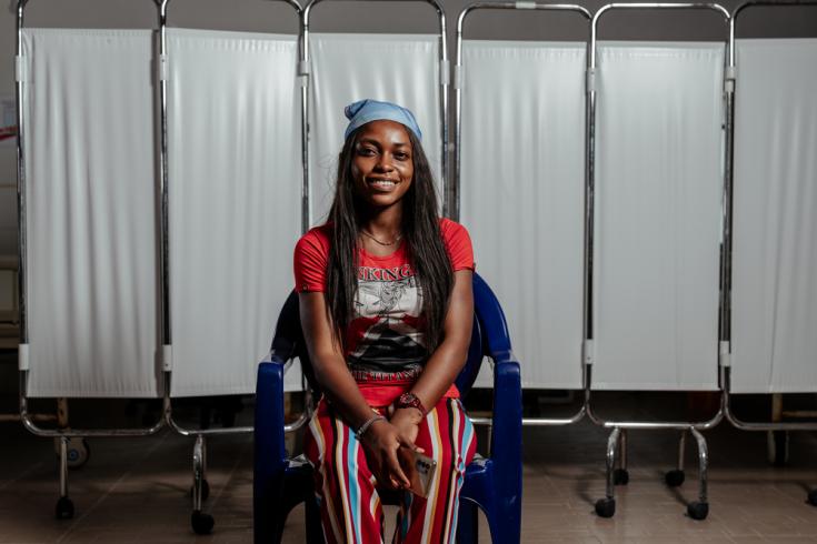 Anastasia, sobreviviente de fiebre de Lassa en Ebonyi, Nigeria