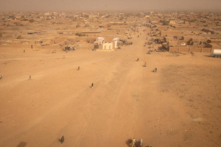 Vista general de la ciudad de Agadez, Níger