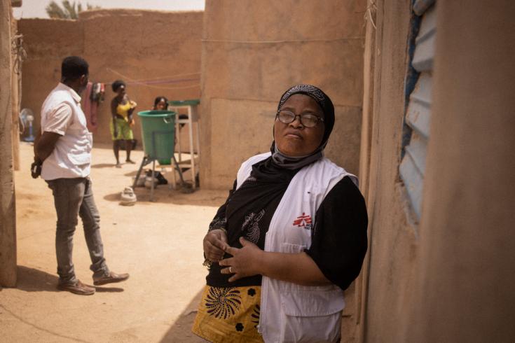 Supervisora de parteras de MSF en Agadez, Níger