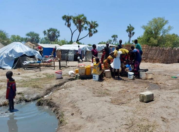 Campo de desplazados en Meer, Sudán del Sur