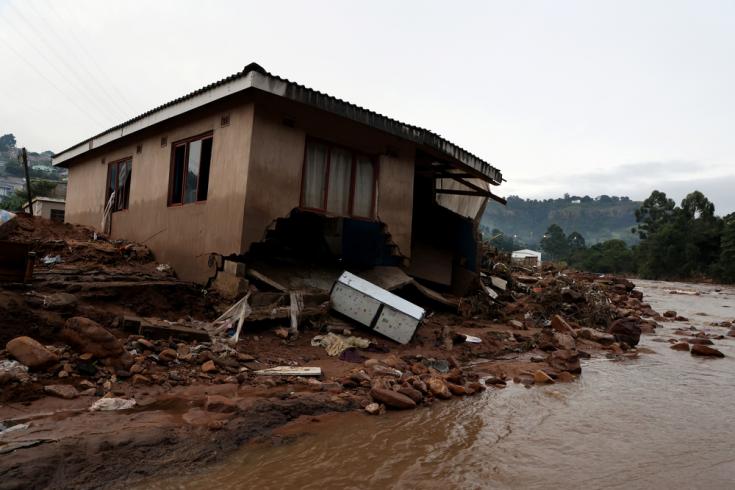 La región de Ethekwini tras las inundaciones.