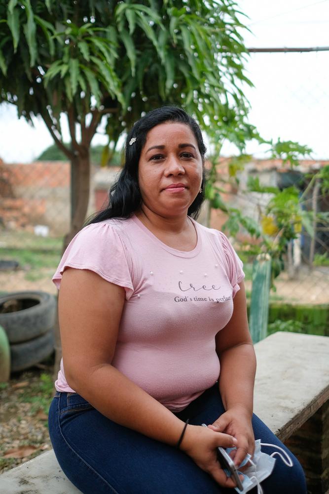 Miyarley, promotora de salud formada por MSF en Tachira, Venezuela