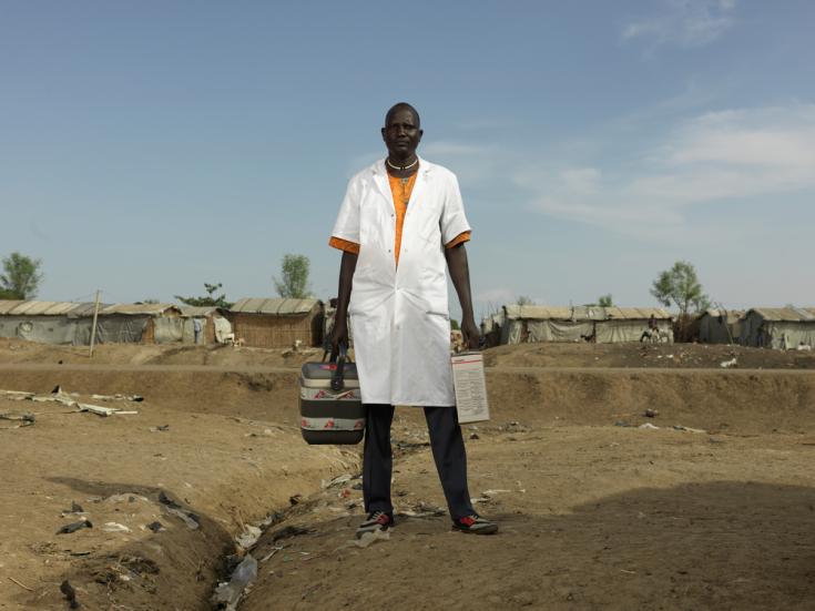 Integrante de MSF en la primera campaña de vacunación contra la hepatitis E del mundo