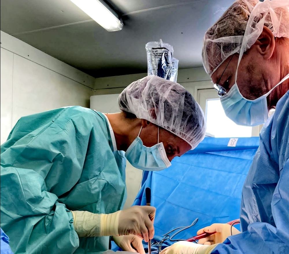 Federica Lezzi, cirujana de nuestra organización en el centro de emergencias de traumatología y quemaduras graves de Tabarre en Puerto Príncipe, Haití.Irene D'Agostino/MSF.