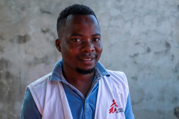 Logista de MSF en Cabo Delgado, Mozambique