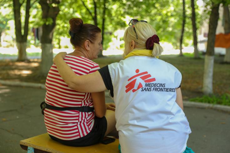 Atención en salud mental a persona desplazada internamente en Kherson, Ucrania