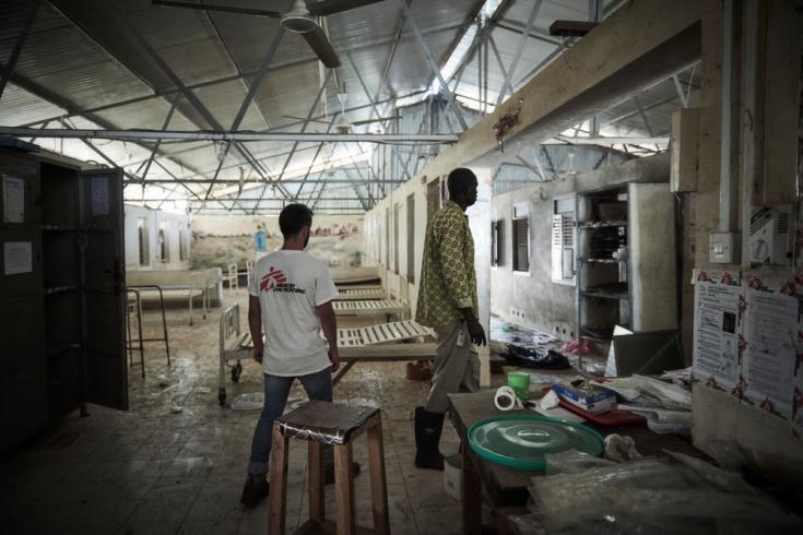 Hospital de Agok tras el estallido de la violencia en Sudán del Sur
