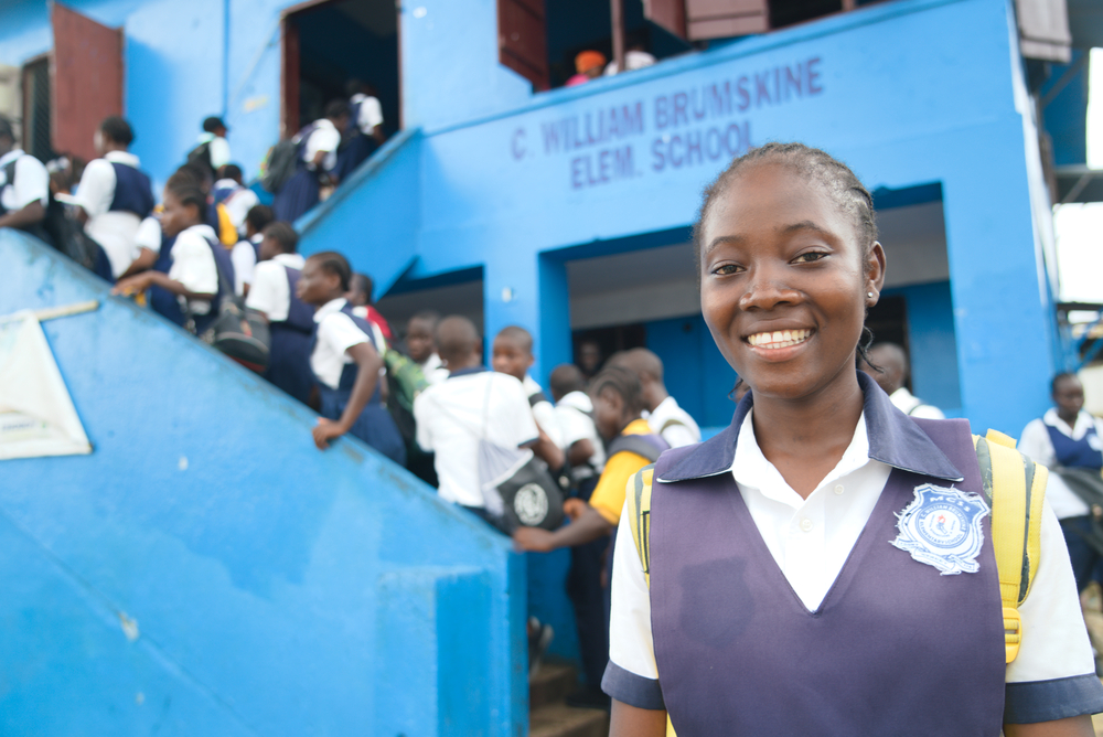 Mary es una de los 300 niños y niñas con epilepsia que asisten al programa de tratamiento de epilepsia en Monrovia, Liberia, llevado a cabo por nuestros equipos en colaboración con el Ministerio de Salud.Carielle Doe