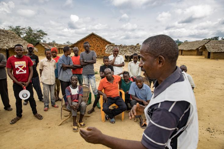 Trabajador de salud comunitario de Médicos Sin Fronteras en Salamabila, República Democrática del Congo