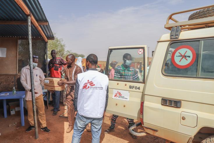 MSF brinda complemento nutricional para los habitantes de Djibo.