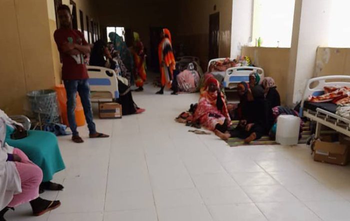 La situación en el del Hospital del Sur, en El Fasher, Darfur del Norte, donde varias personas han resultado heridas en los combates.Mohamed Gibreel Adam.