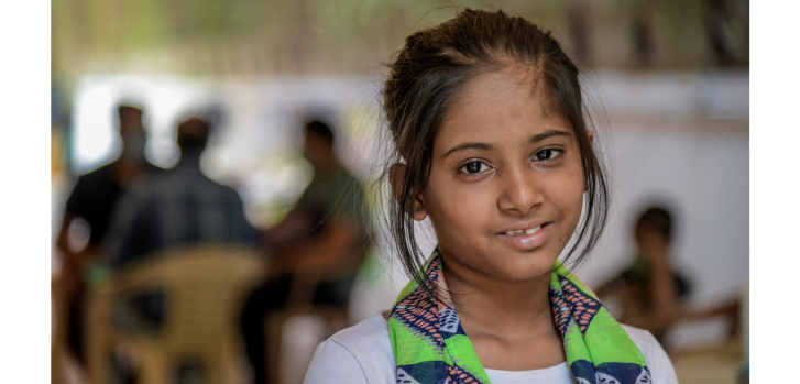 Niña de 10 años, sobreviviente de tuberculosis, curada con un tratamiento basado en la bedaquilina y la delamanida en nuestra clínica independiente en Mumbai, India. Marzo de 2021Atul Loke