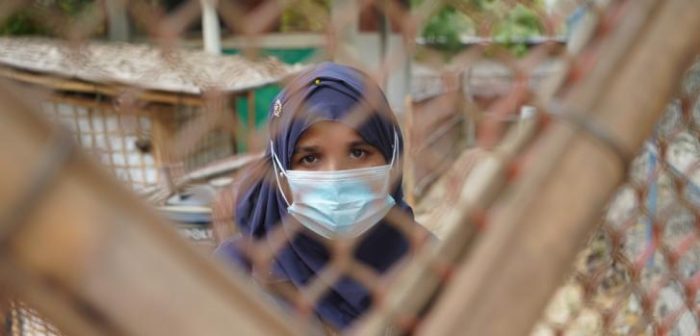 Voluntaria rohingya que ayuda a MSF en su relación con la comunidad.Pau Miranda