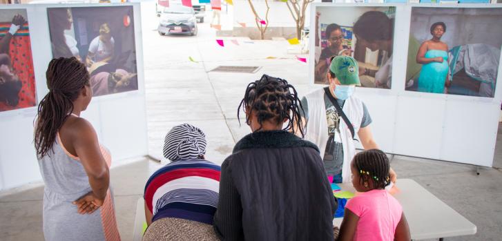 Realizamos actividades de promoción de la salud destinadas a las personas migrantes varadas en la "Plaza de la República" en Reynosa, Tamaulipas, México. Abril de 2021MSF/Cesar Delgado