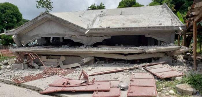 Una casa destruida por el terremoto en Haití es una muestra de la magnitud de los daños que causó el sismo del 14 de agosto.Souchet Hippolyte/MSF