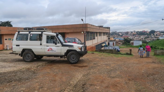 Imagen de archivo del  27 de julio 2020: vista exterior del hospital Djoungolo en Yaundé.MSF/Vanessa Fodjo.