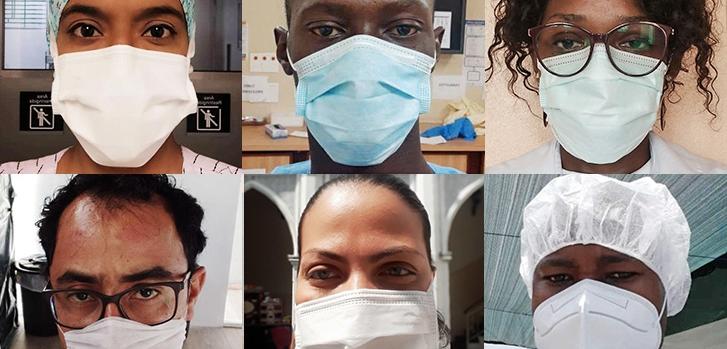 Trabajadores y trabajadoras de primera línea de Médicos Sin Fronteras en respuesta a la pandemia el nuevo coronavirus.MSF