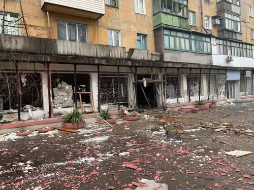 Un parte de la ciudad de Mariupol gravemente dañada por la guerra. Ucrania, 3 de marzo de 2022MSF