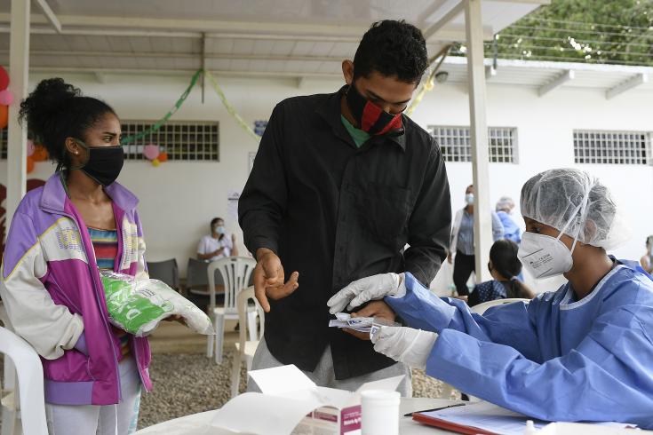 Puesto ambulatorio de Médicos Sin Fronteras en Venezuela