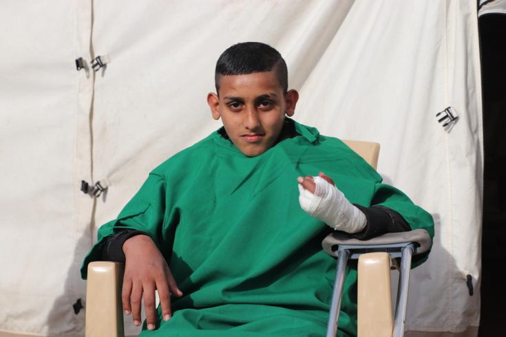 Heridos luego de un año de la guerra de Irak