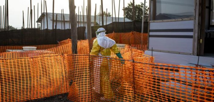 Centro de tránsito de Ébola en Bunia.Pablo Garrigos/MSF