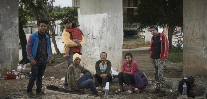 Migrantes hondureños en México. Diciembre 2018.Christina Simons/MSF