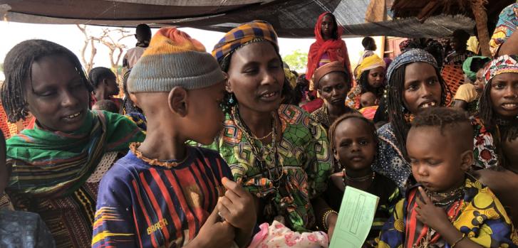 28 de marzo de 2019, República Centroafricana: campaña de vacunación de dos días de Médicos Sin Fronteras (MSF) en Mingala.Victor Manjon/MSF