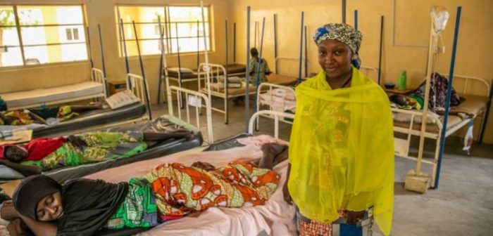 Altine, la supervisora de matronas en el hospital de MSF en la ciudad de Pulka, Nigeria.Igor Barbero/MSF