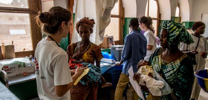 Unidad de pediatría en Bafata. Foto tomada en 2015.Ramón Pereiro/MSF