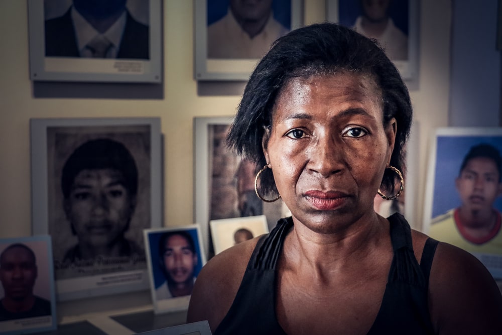 Elva Gonzalez es una líder comunitaria y activista por los derechos de la mujer, en Tumaco, Colombia. ©Fabio Basone