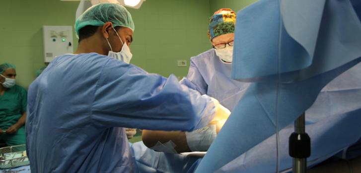 Proyecto de cirugía plástica reconstructiva en la Franja de Gaza, Hospital Dar Al Salam.Laurie Bonnaud/MSF