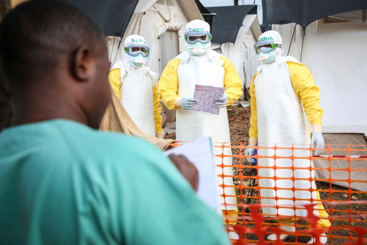 Prevenir el contagio de Ébola en República Democrática del Congo