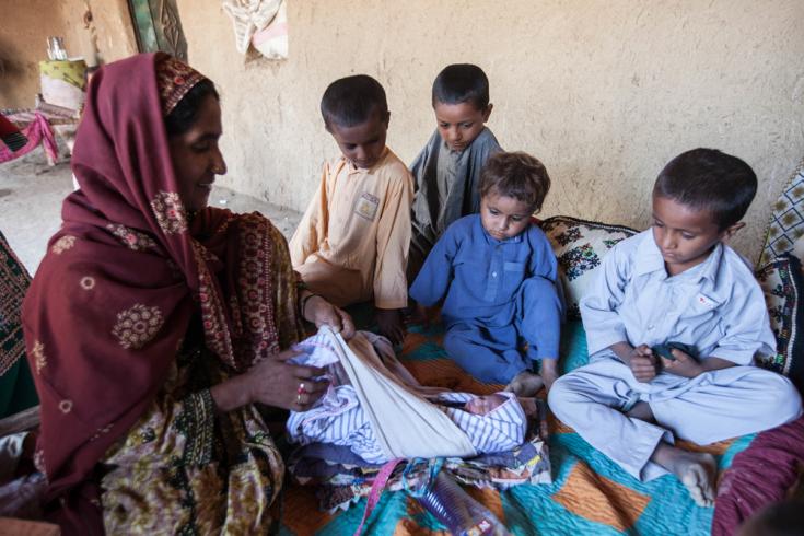 Niños en Pakistán.