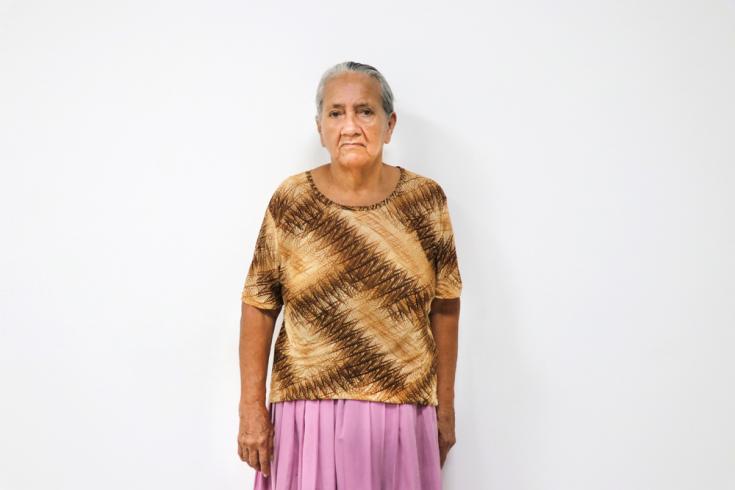 Marimelda Gélvez tiene 75 años y nació en Venezuela, pero vivió toda su vida en Colombia. Sufre de presión alta y gracias a Médicos Sin Fronteras consiguió la medicación que necesitaba pero no podía comprar.