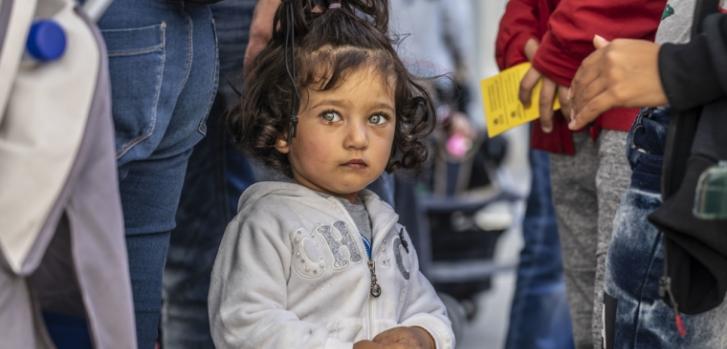 Octubre 2018: una campaña de vacunación de Médicos Sin Fronteras (MSF) y otros actores para niños refugiados en Grecia.MSF/Anna Pantelia