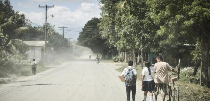 Vista de la calle de Choloma, Honduras. Christina Simons/MSF