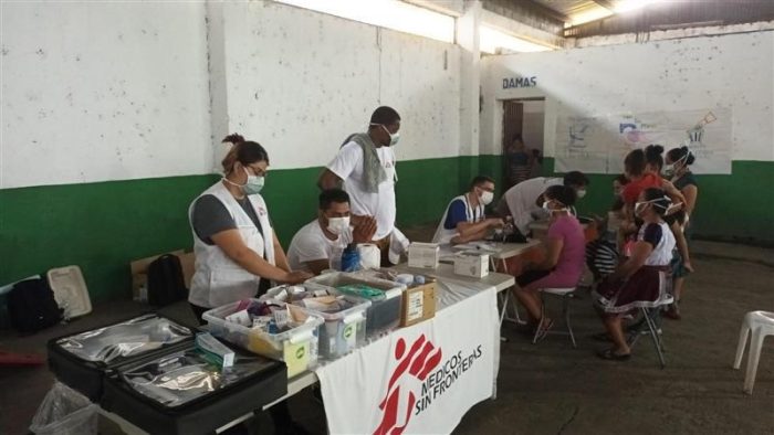 Brindamos servicios médicos a las personas afectadas por la erupción del volcán de Fuego MSF.