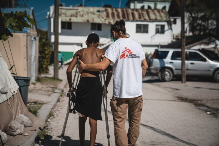 Médicos Sin Fronteras en Haití.