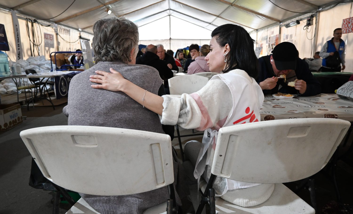 MSF brinda apoyo en salud mental en Ucrania.