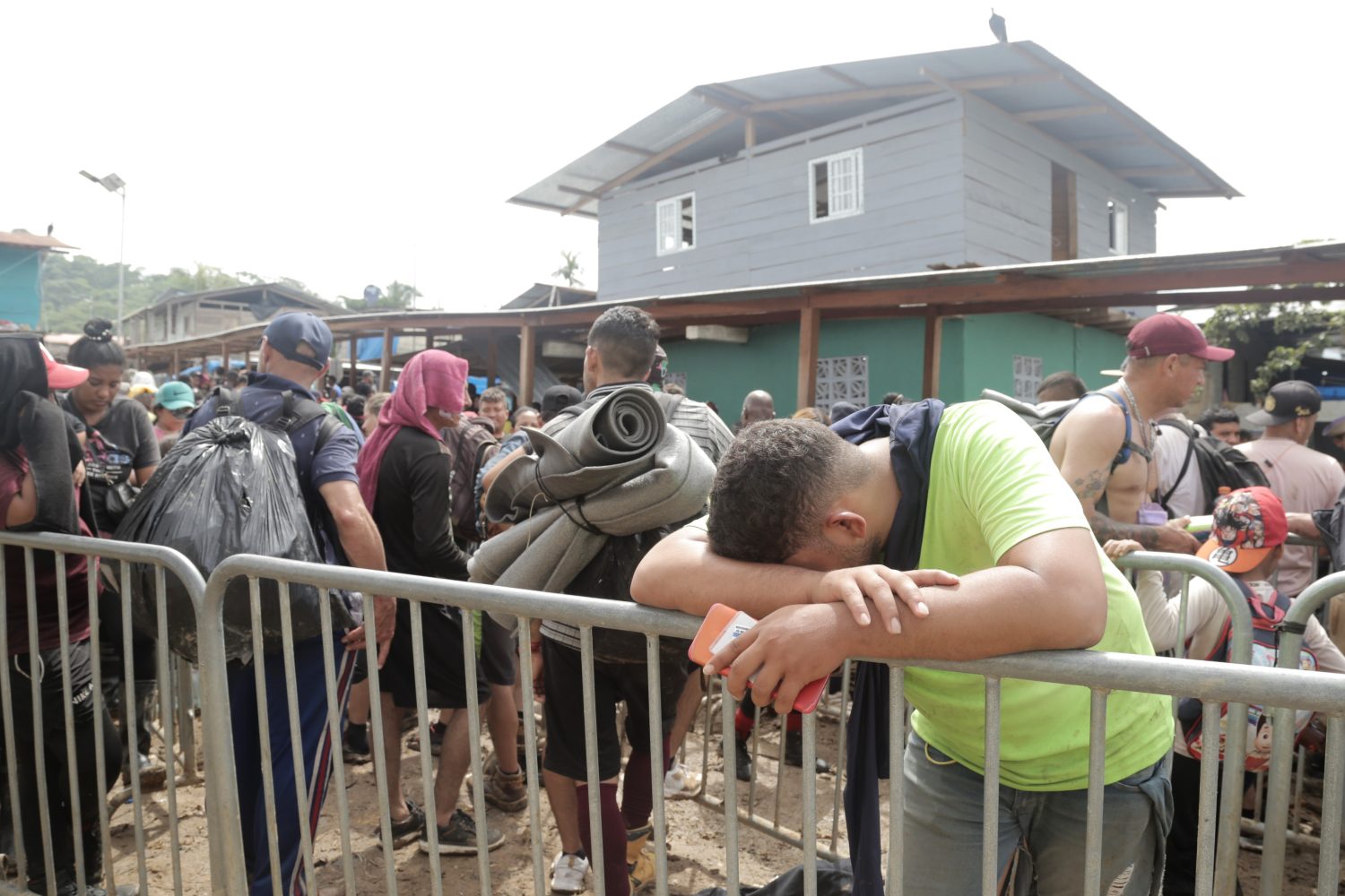 Migrantes del Darién en Bajo Chiquito.